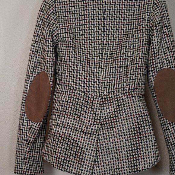 H&M Brown and Red Plaid Blazer - Picture 6 of 10